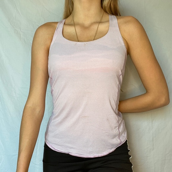 Lululemon tank top built in bra strappy back - Picture 4 of 4